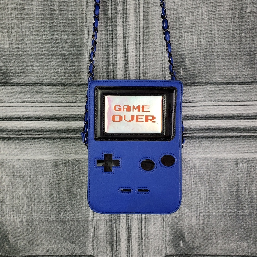 Nila Anthony Blue "Game over" purse.